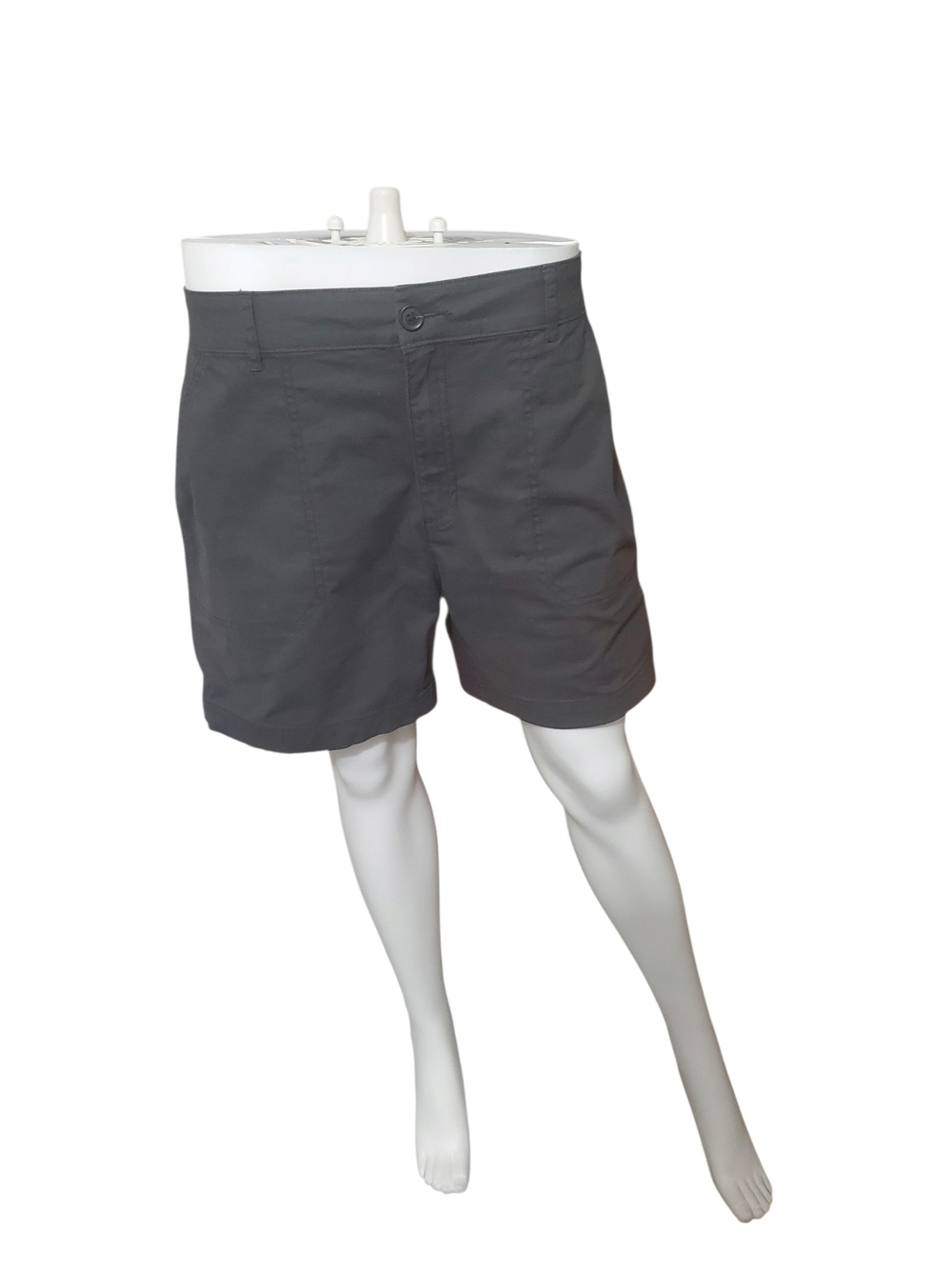 Eddie Bauer NWT Gray Ripstop Shorts 5" Inseam Women’s Size 12